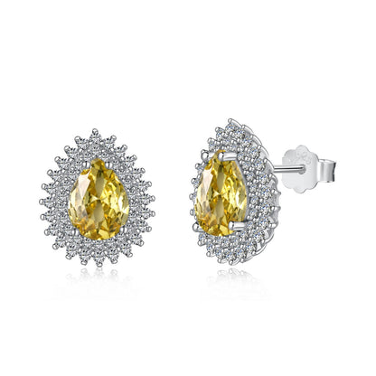 [Revel Jewelry]Delicate Gorgeous Pear Cut Daily Earrings