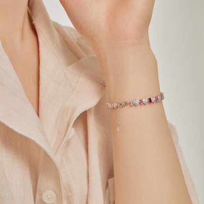 [Revel Jewelry]輝くカラフルな丸い形のデイリーブレスレット