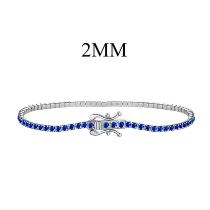 [Revel Jewelry]華やかでカラフルなラウンドカットのパーティーブレスレット