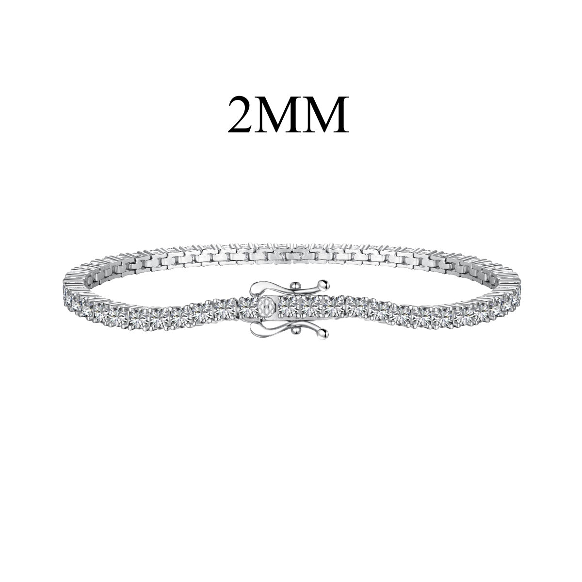 [Revel Jewelry]Dazzling Exquisite Round Cut Daily Bracelet