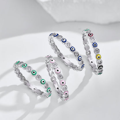 [Revel Jewelry]Sparkling Vibrant Round Shape Daily Ring