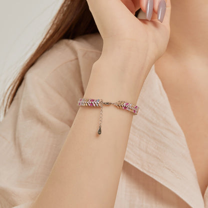 [Revel Jewelry] デイリーにぴったりの上品なラディアントエメラルドカットブレスレット