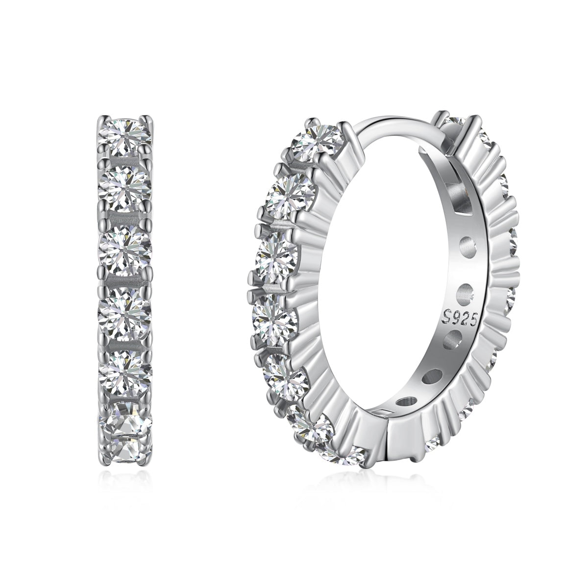 [Revel Jewelry]Radiant Colorful Round Cut Earrings