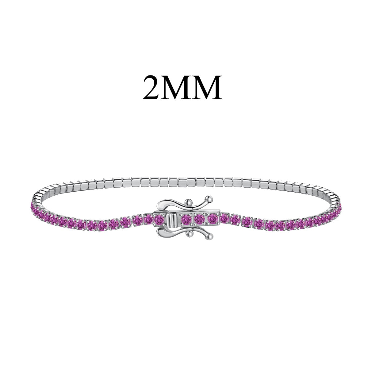 [Revel Jewelry]華やかでカラフルなラウンドカットのパーティーブレスレット