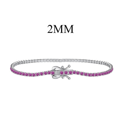 [Revel Jewelry]華やかでカラフルなラウンドカットのパーティーブレスレット