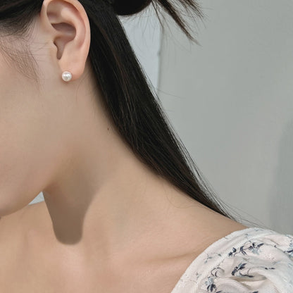 [Revel Jewelry]Delicate Pearl Earrings