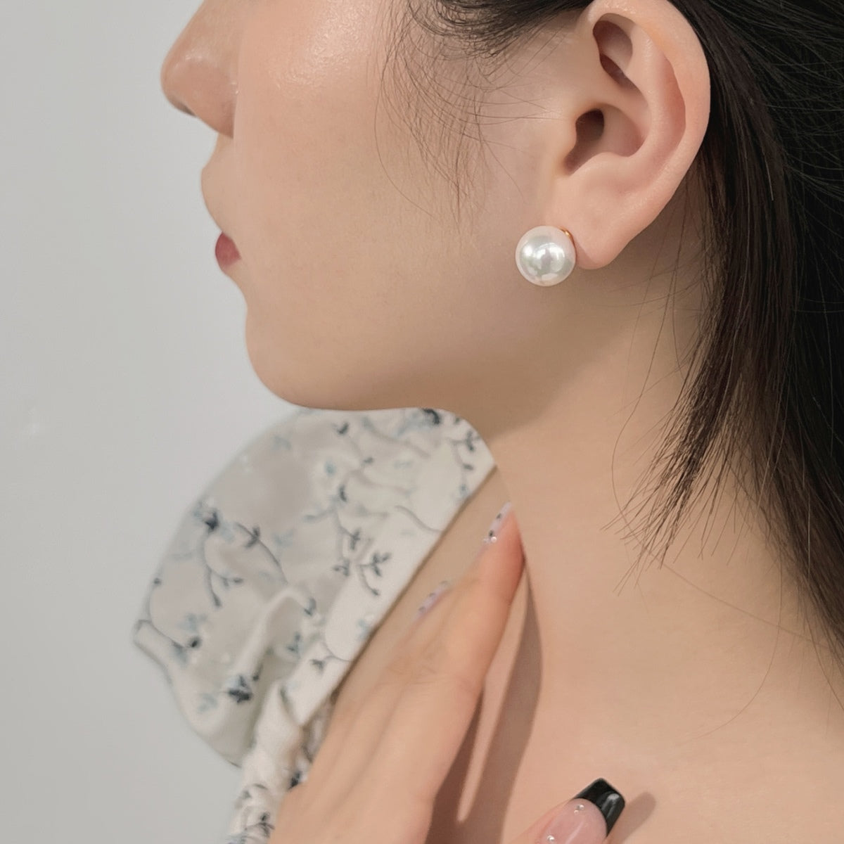 [Revel Jewelry]Delicate Pearl Earrings