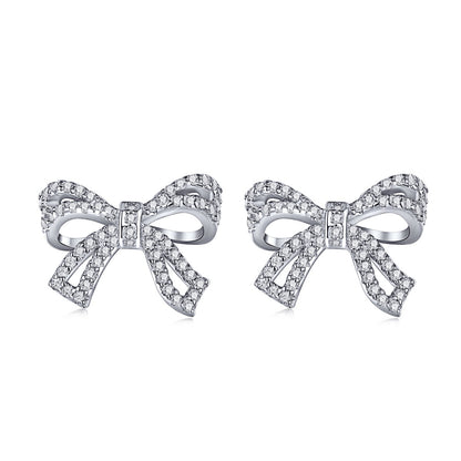 [Revel Jewelry]Dainty Bow Shape Earrings