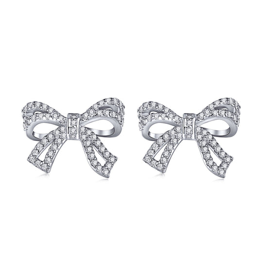 [Revel Jewelry]Dainty Bow Shape Earrings