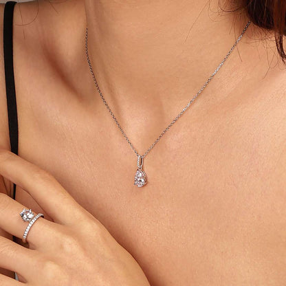 [Revel Jewelry]Delicate Water Drop Shape Fashion Necklace