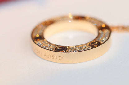 [Revel Jewelry]LIEBESKETTE VERSTELLBAR ROSÉGOLD