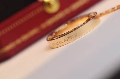 [Revel Jewelry]LIEBESKETTE VERSTELLBAR ROSÉGOLD