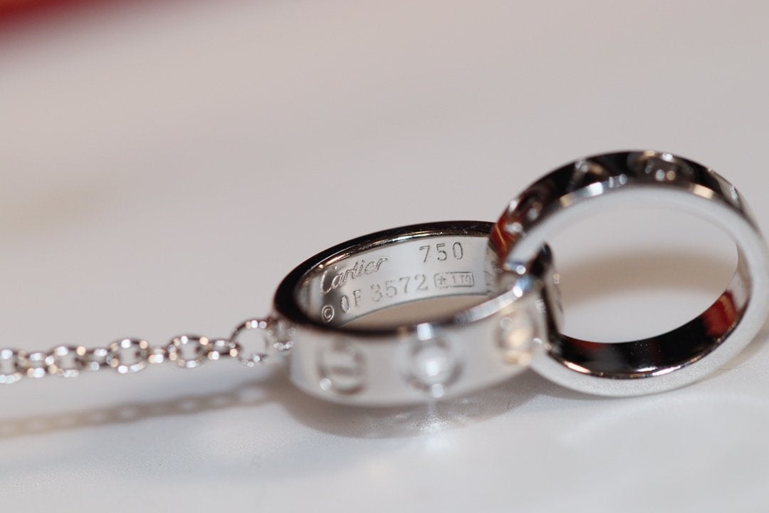 [Revel Jewelry]LIEBESKETTE ROTGOLD UND SILBER