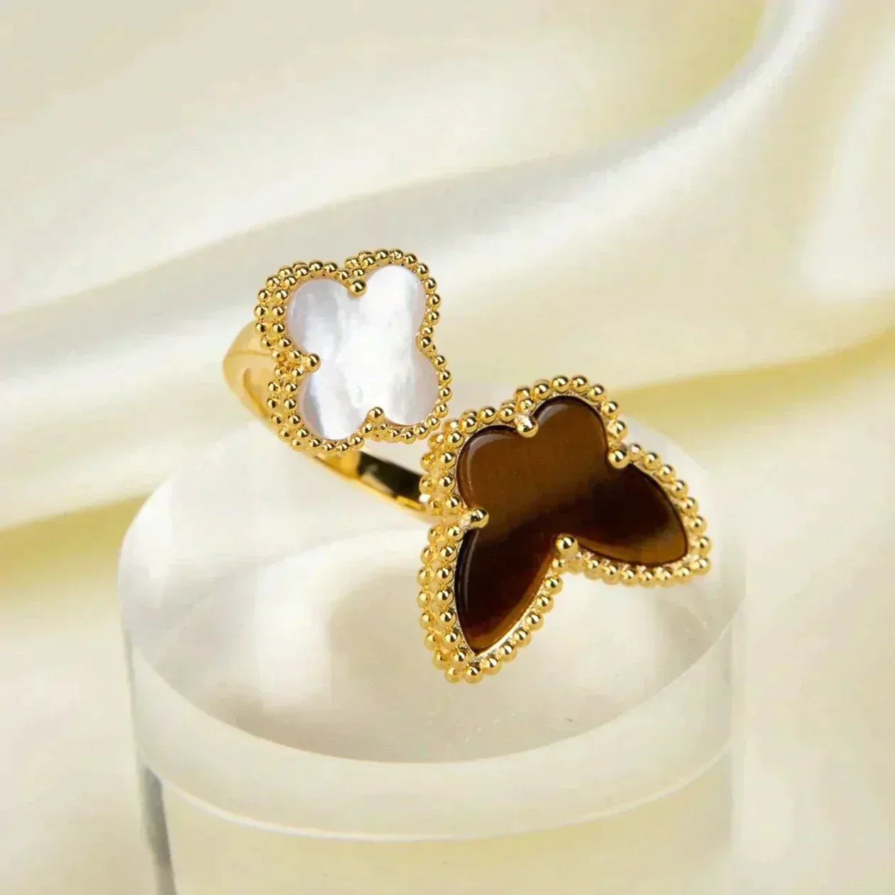 [Revel Jewelry]LUCKY BETWEEN THE FINGER RING