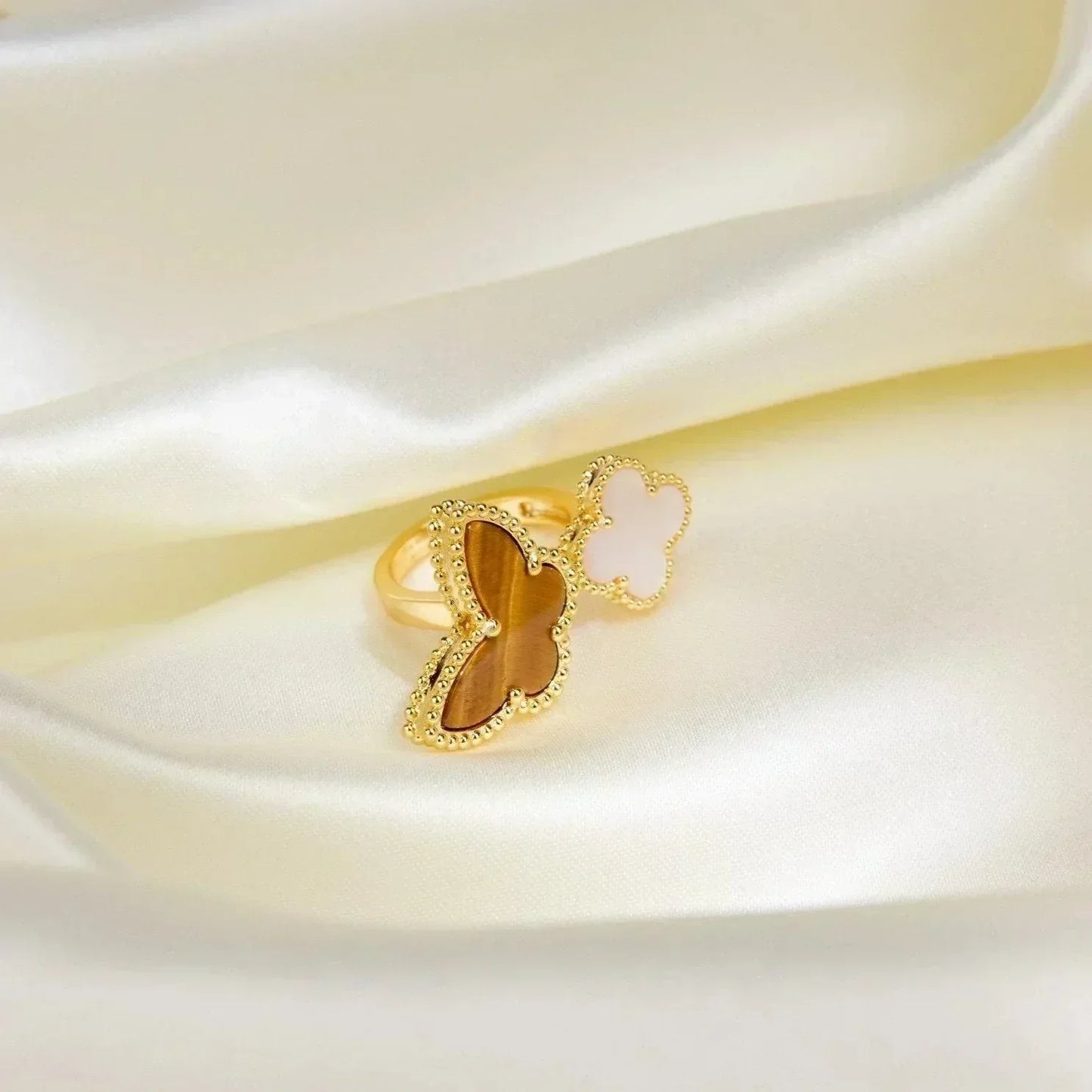 [Revel Jewelry]LUCKY BETWEEN THE FINGER RING