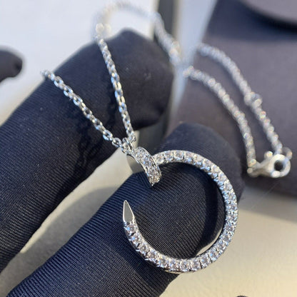 [Revel Jewelry]JUSTE NECKLACE SILVER DIAMONDS