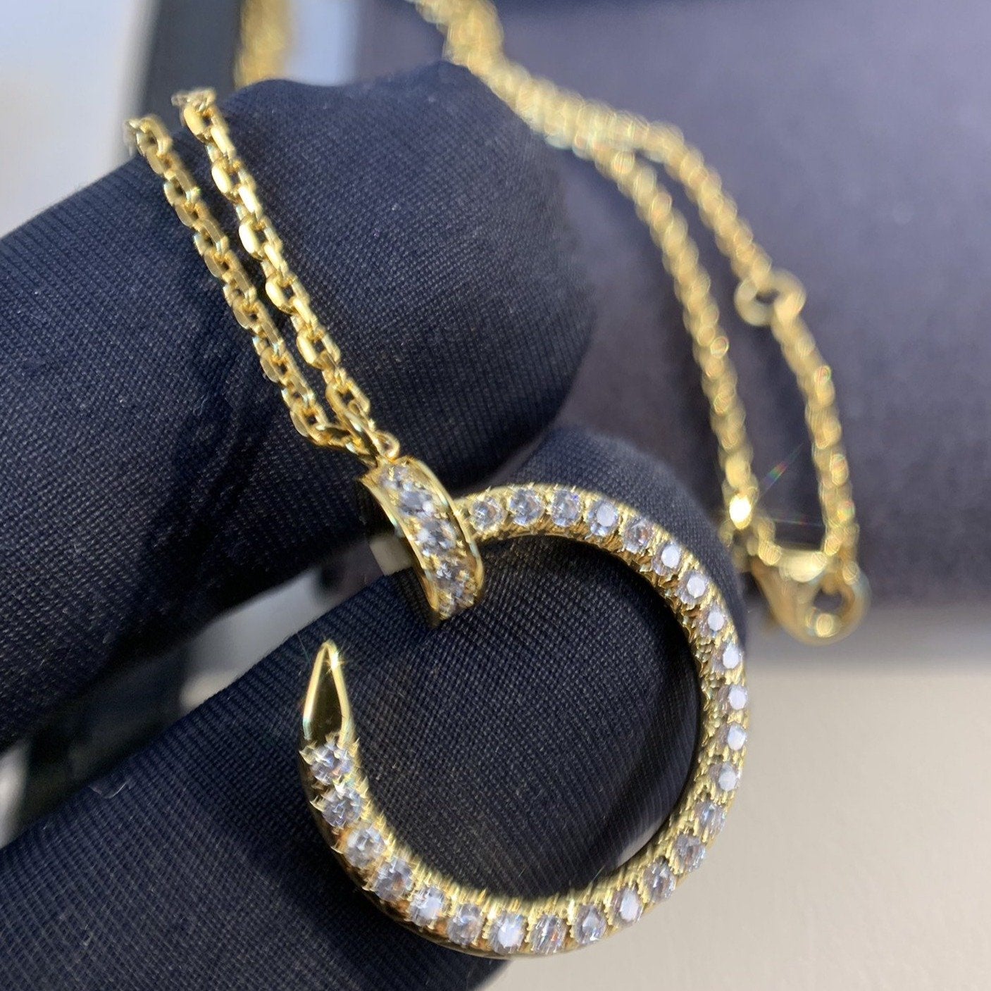 [Revel Jewelry]JUSTE HALSKETTE GOLD DIAMANTEN