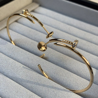 [Revel Jewelry]JUSTE OHRRINGE GOLD DIAMANTEN 1.8MM