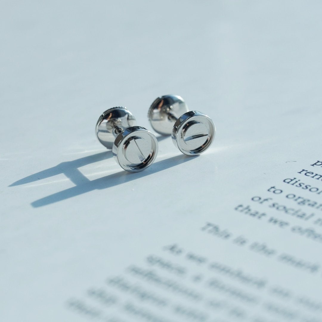 [Revel Jewelry]LOVE EARRINGS SILVER 10MM