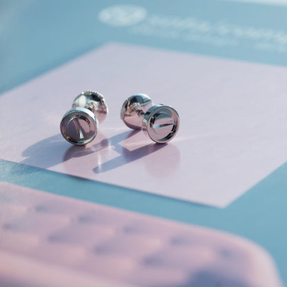 [Revel Jewelry]LOVE EARRINGS SILVER 10MM