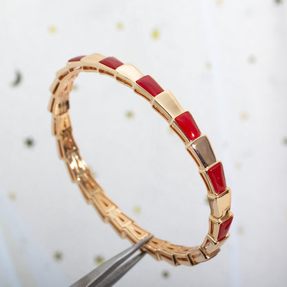 [Revel]SERPENTI BRACELET PINK GOLD RUBELLITE