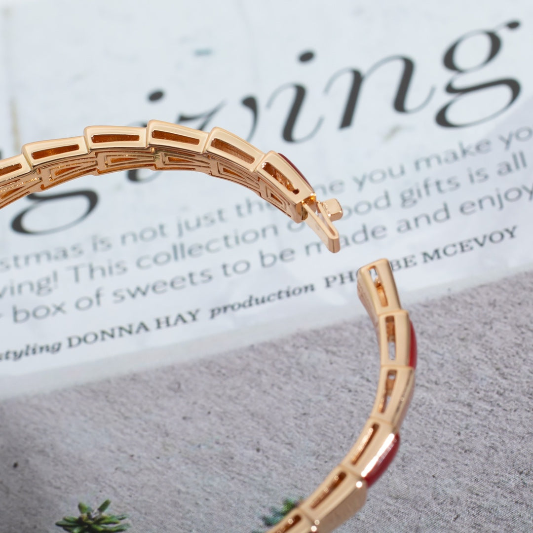 [Revel]SERPENTI BRACELET PINK GOLD RUBELLITE