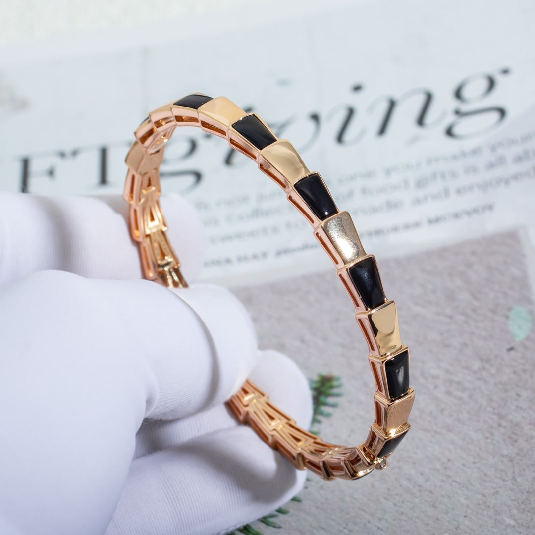 [Revel]SERPENTI BRACELET PINK GOLD ONYX
