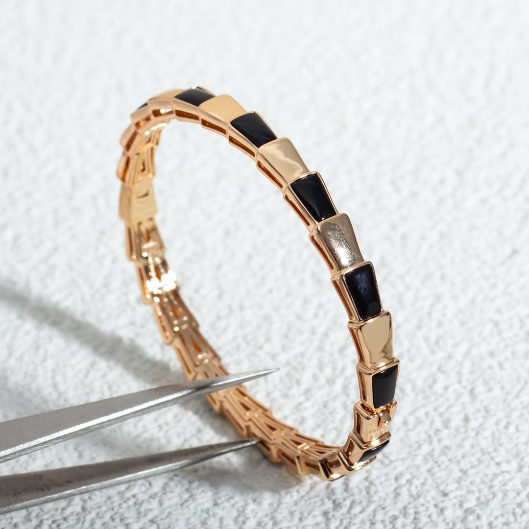 [Revel]SERPENTI BRACELET PINK GOLD ONYX