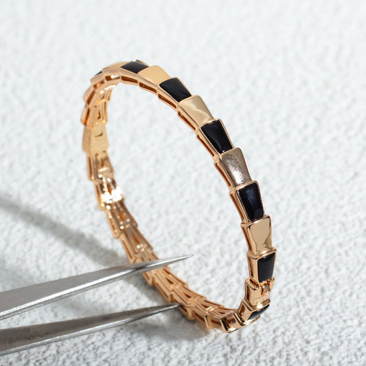 [Revel]SERPENTI BRACELET PINK GOLD ONYX