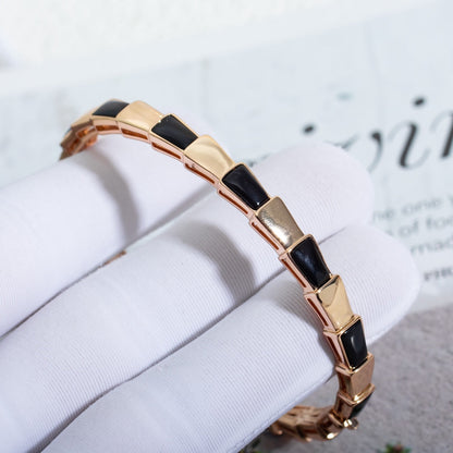 [Revel]SERPENTI BRACELET PINK GOLD ONYX