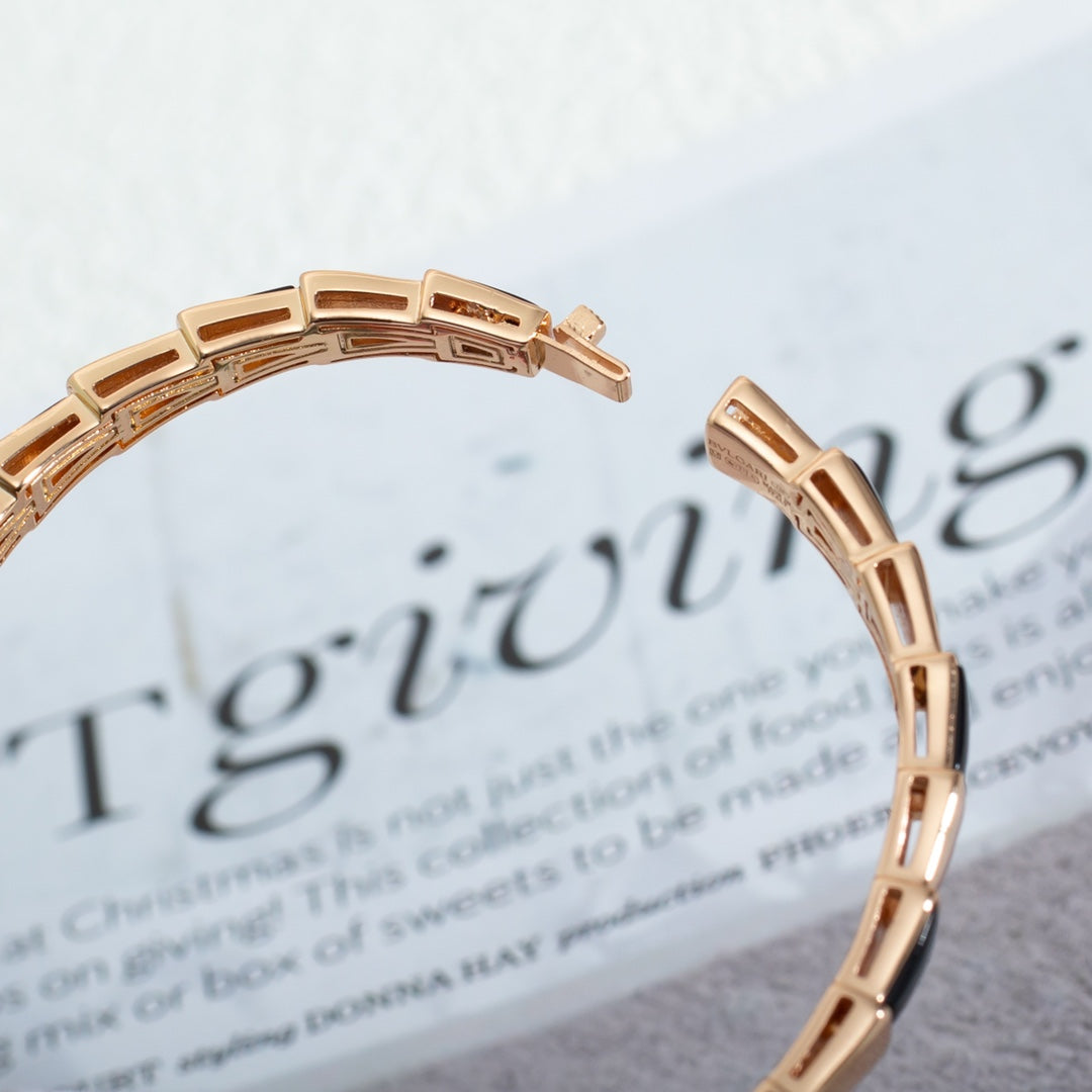 [Revel]SERPENTI BRACELET PINK GOLD ONYX