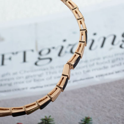 [Revel]SERPENTI BRACELET PINK GOLD ONYX