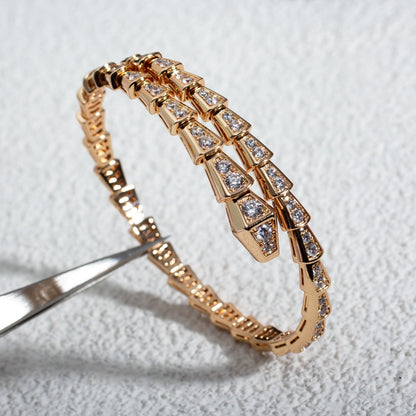 [Revel]SERPENTI BRACELET 6.8MM PINK GOLD DIAMOND