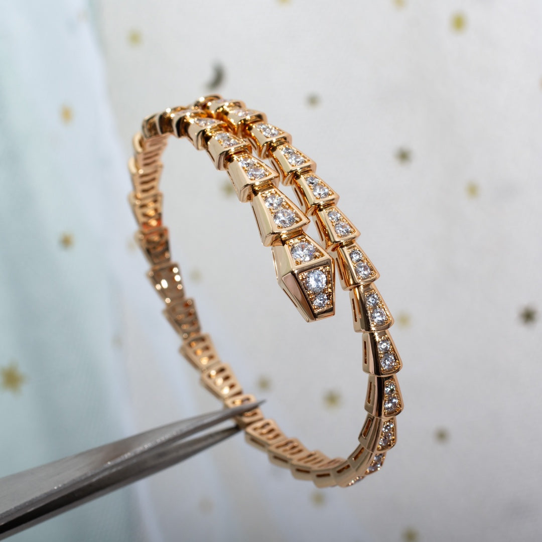 [Revel]SERPENTI BRACELET 6.8MM PINK GOLD DIAMOND
