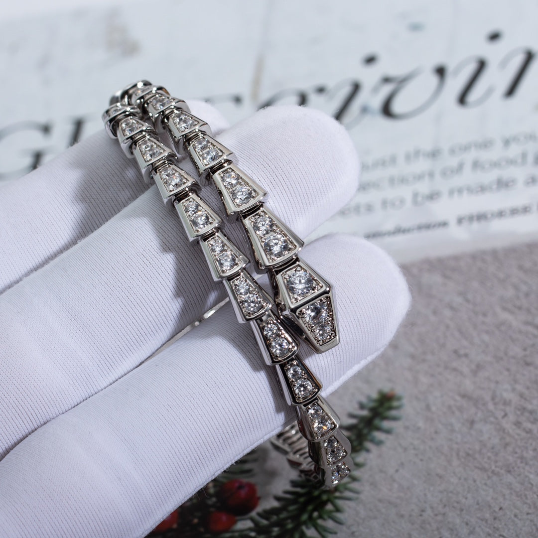 [Revel]SERPENTI BRACELET 6MM SILVER DIAMOND