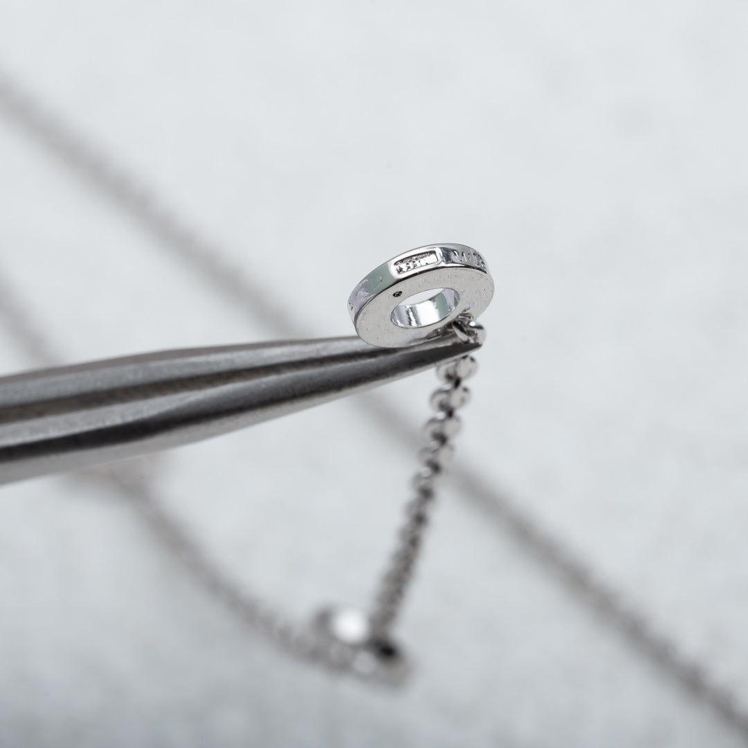 [Revel]PARENTHESI NECKLACE SILVER DIAMOND