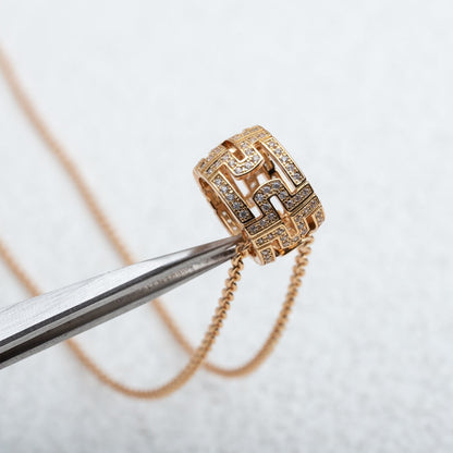 [Revel]HALSKETTE PARENTESI ROSÉGOLD DIAMANT