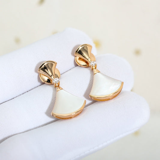 [Revel]DREAM MOP PINK GOLD EARRINGS