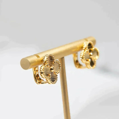 [Revel Jewelry]クローバー ミディアム 1モチーフ レーザー ピアス