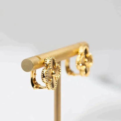 [Revel Jewelry]クローバー ミディアム 1モチーフ レーザー ピアス