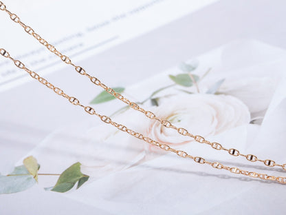 [Revel Jewelry]ECHAPPÉE HALSKETTE ROSÉGOLD