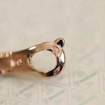 [Revel Jewelry]CLOVER MEDIUM 1 MOTIFS FUll DIAMOND EARRINGS