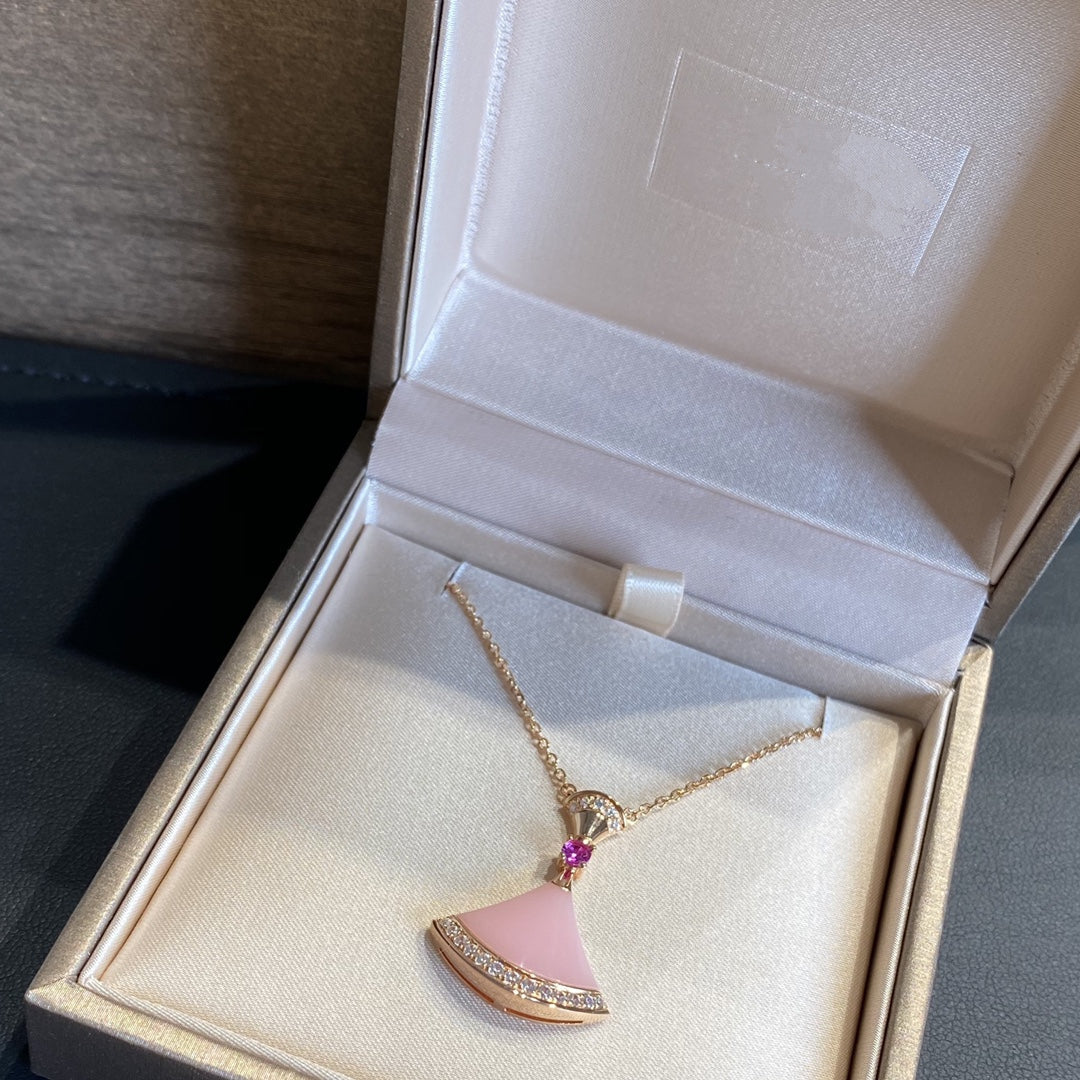 [Revel]DREAM NECKLACE PINK OPAL