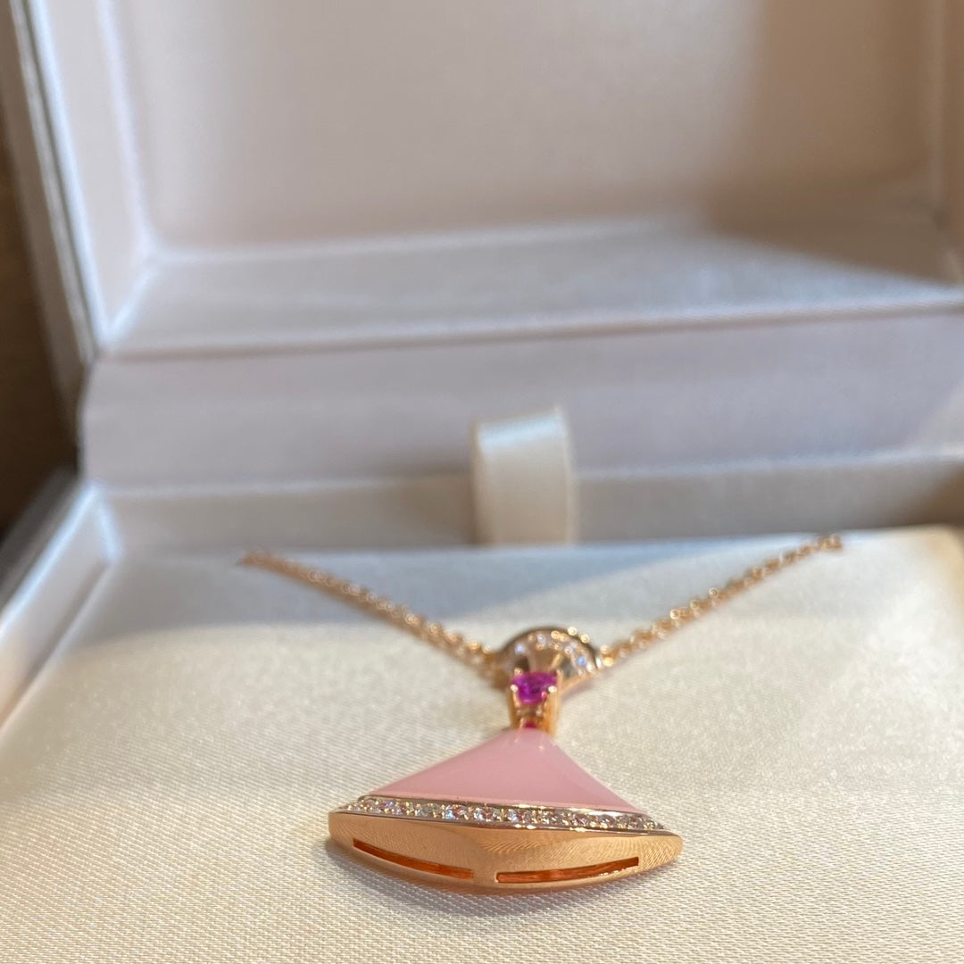 [Revel]DREAM NECKLACE PINK OPAL