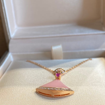 [Revel]DREAM NECKLACE PINK OPAL