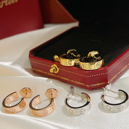 [Revel Jewelry]LIEBESOHRRINGE 5.7MM 2 DIAMANTEN