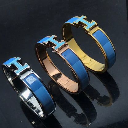 [Revel Jewelry]H BRACELET BLUE RAINBOW CERAMIC