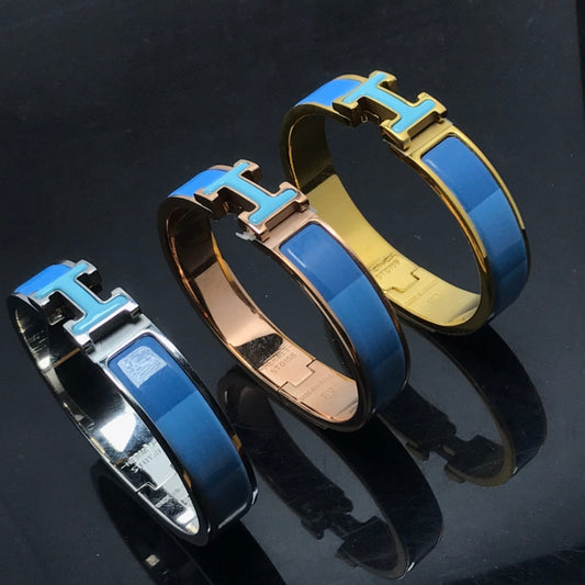 [Revel Jewelry]H BRACELET BLUE RAINBOW CERAMIC