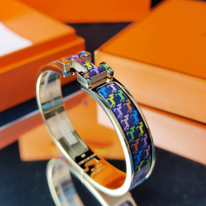 [Revel Jewelry]H HORSE BRACELET 12MM