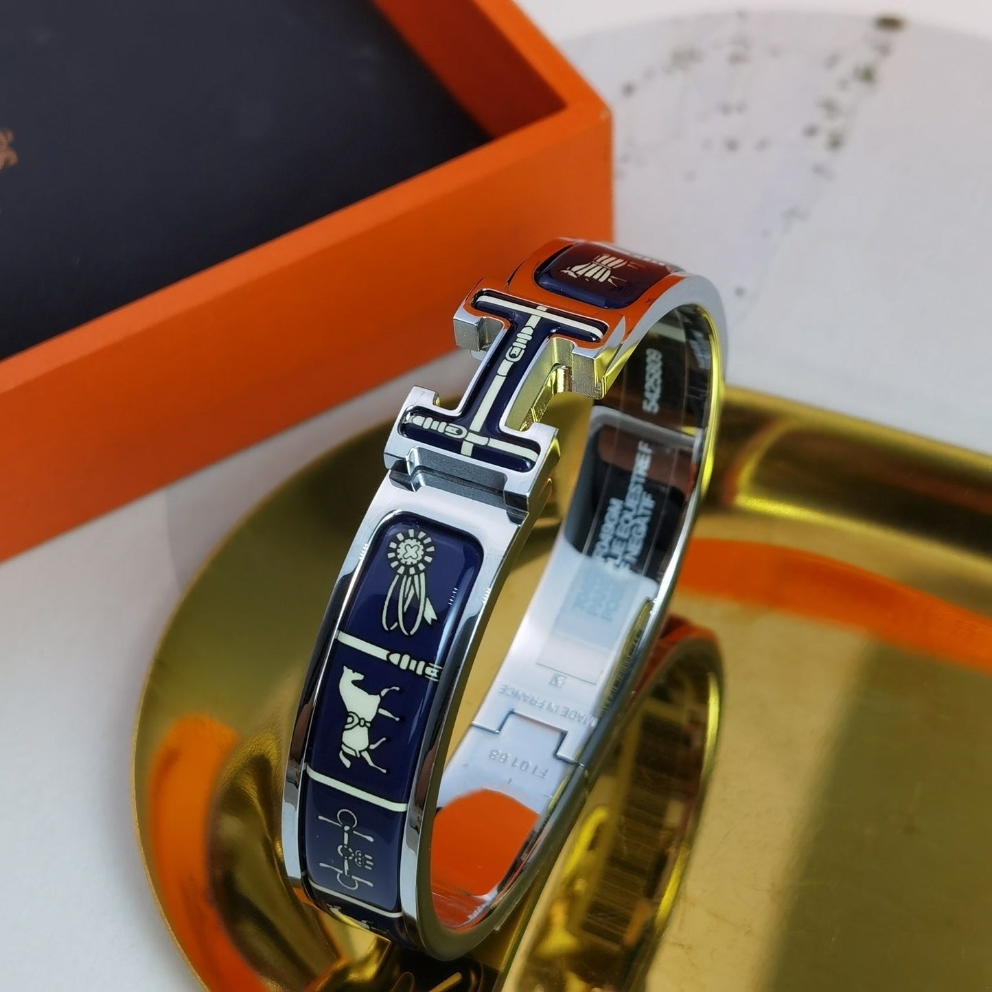 [Revel Jewelry]H COUVERTURES DARK BLUE BRACELET